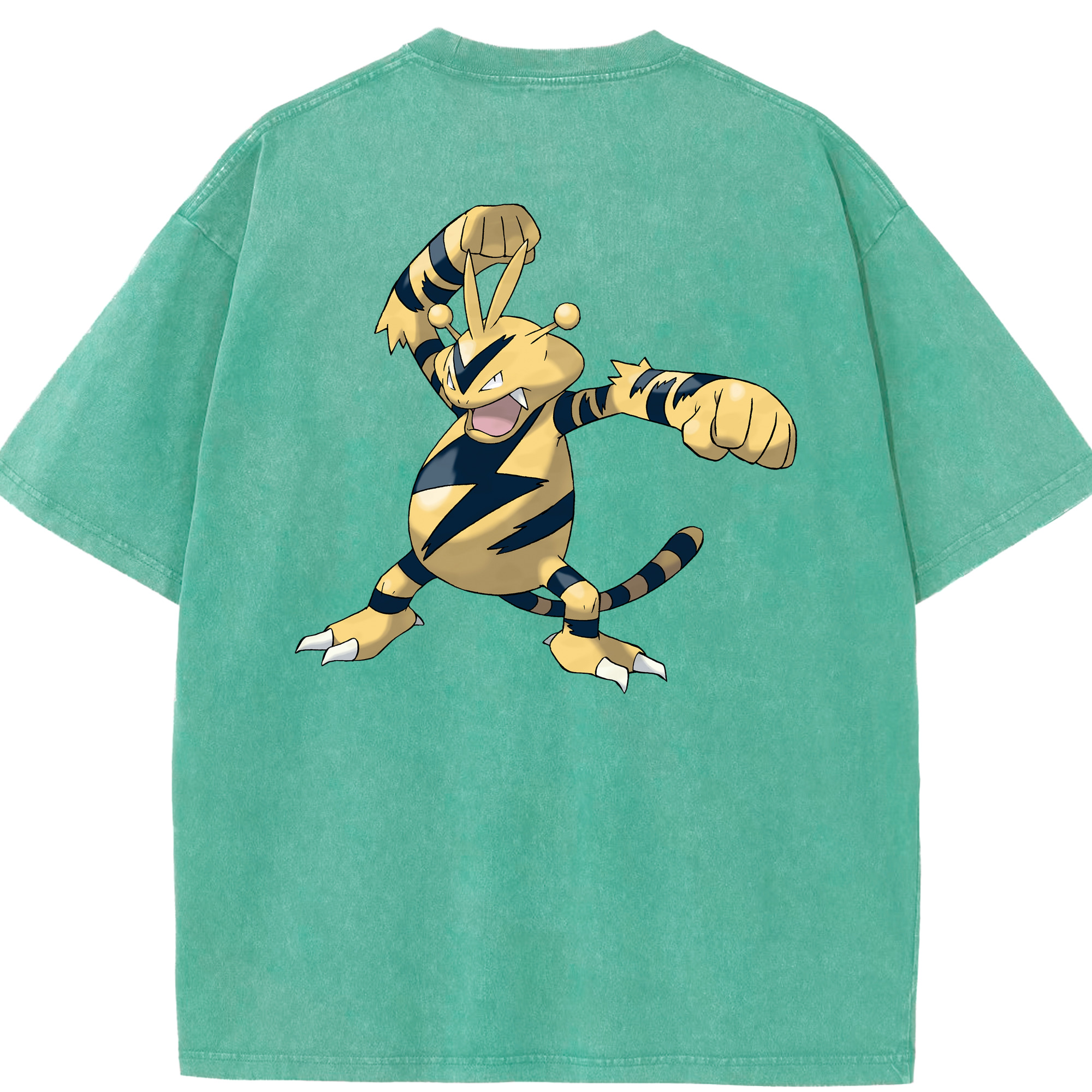（画像用） ポケットモンスター Pokémon 綿100% ヴィンテージ風 半袖Tシャツ（背面プリント）